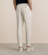 Pantalon taille mi - haute beige - IZAC