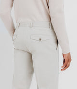 Pantalon ville ajusté beige