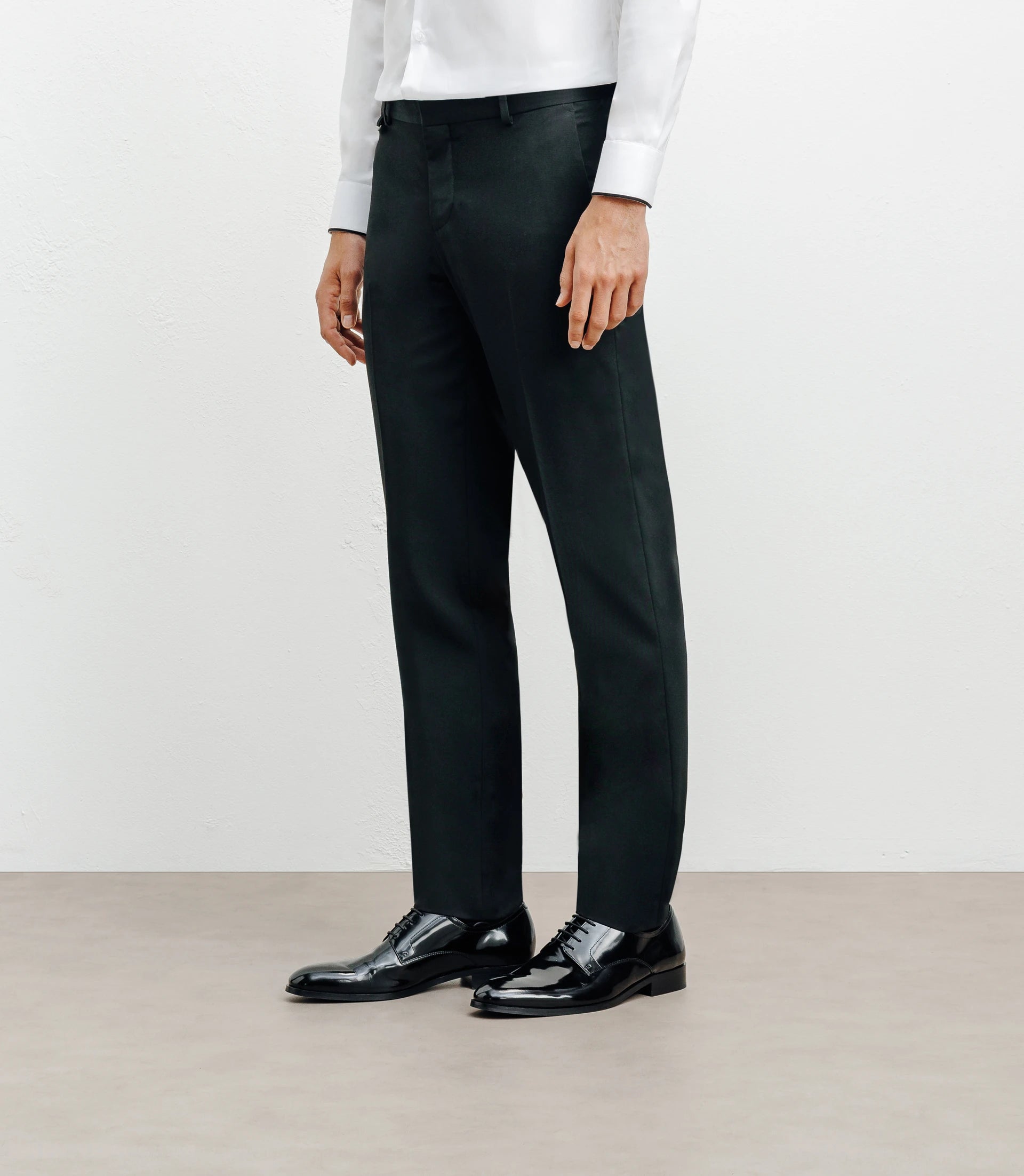 Pantalon ville ajusté noir - IZAC