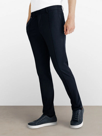 Pantalon ville avec pli marine - IZAC