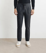 Pantalon ville en maille gris foncé - IZAC