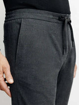 Pantalon ville en maille gris foncé - IZAC