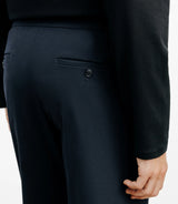 Pantalon ville en maille marine - IZAC