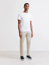 T-shirt col rond blanc