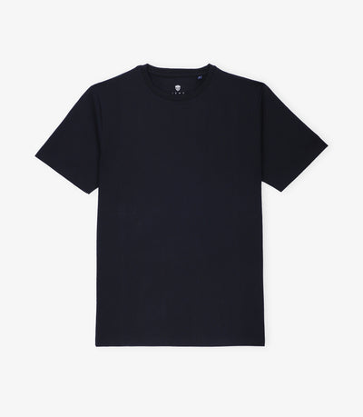 T-shirt col rond noir - IZAC