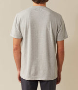 T shirt col rond gris-chine "Xana"