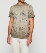 T-shirt à imprimé beige "Guerric" - IZAC