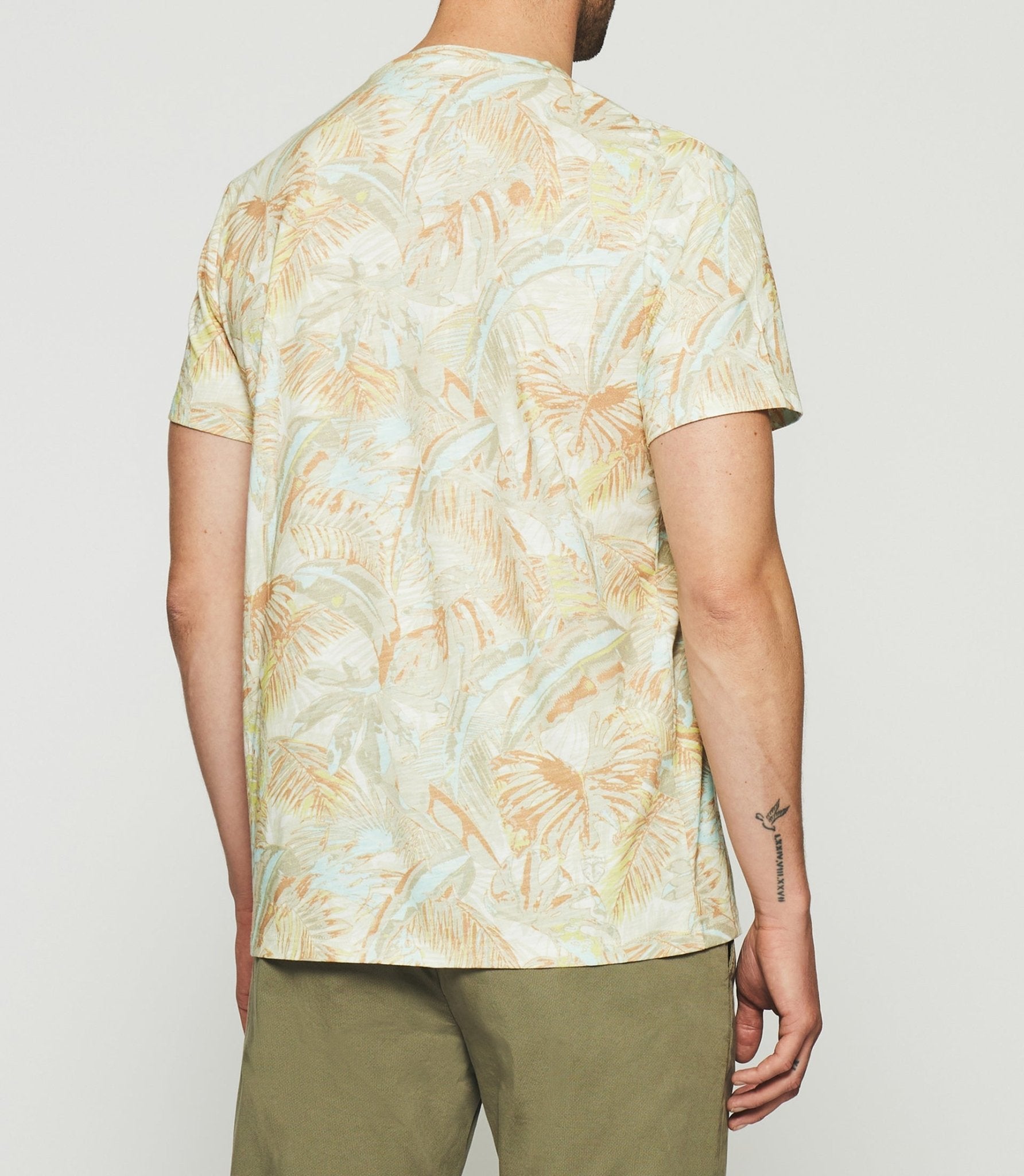 T-shirt à manches courtes à imprimé écru GEORGIE - IZAC