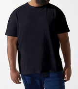 UNA t-shirt with GIOVANYBT navy embroidered logo