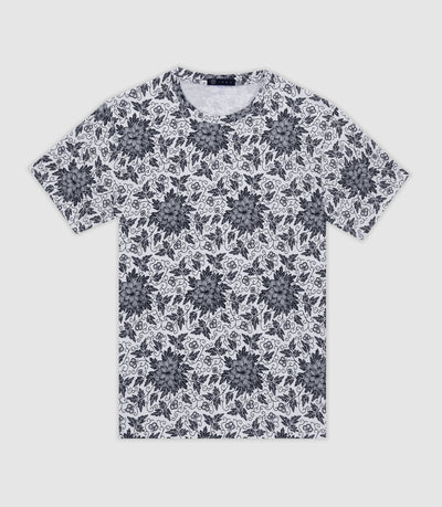 Tshirt BLEU - BLANC - IZAC