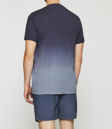 GUYTO navy dip dye short sleeve t-shirt