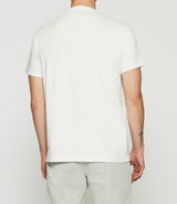 GUY ecru embroidered short sleeve t-shirt