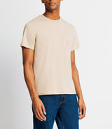 T-shirt with beige logo