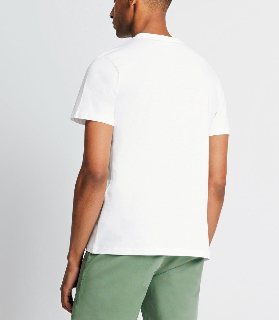 T-shirt avec logo blanc