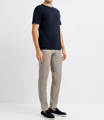 T-shirt uni marine - IZAC