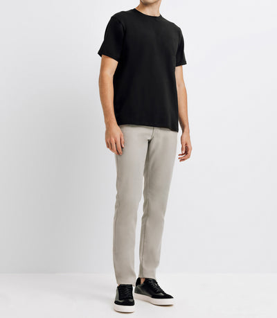 T-shirt uni noir - IZAC