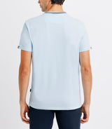 T-shirt col teddy ciel - IZAC