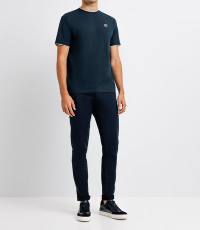 T-shirt avec patch marine - IZAC