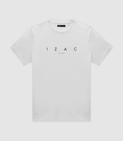 T-shirt avec écriture blanc - IZAC