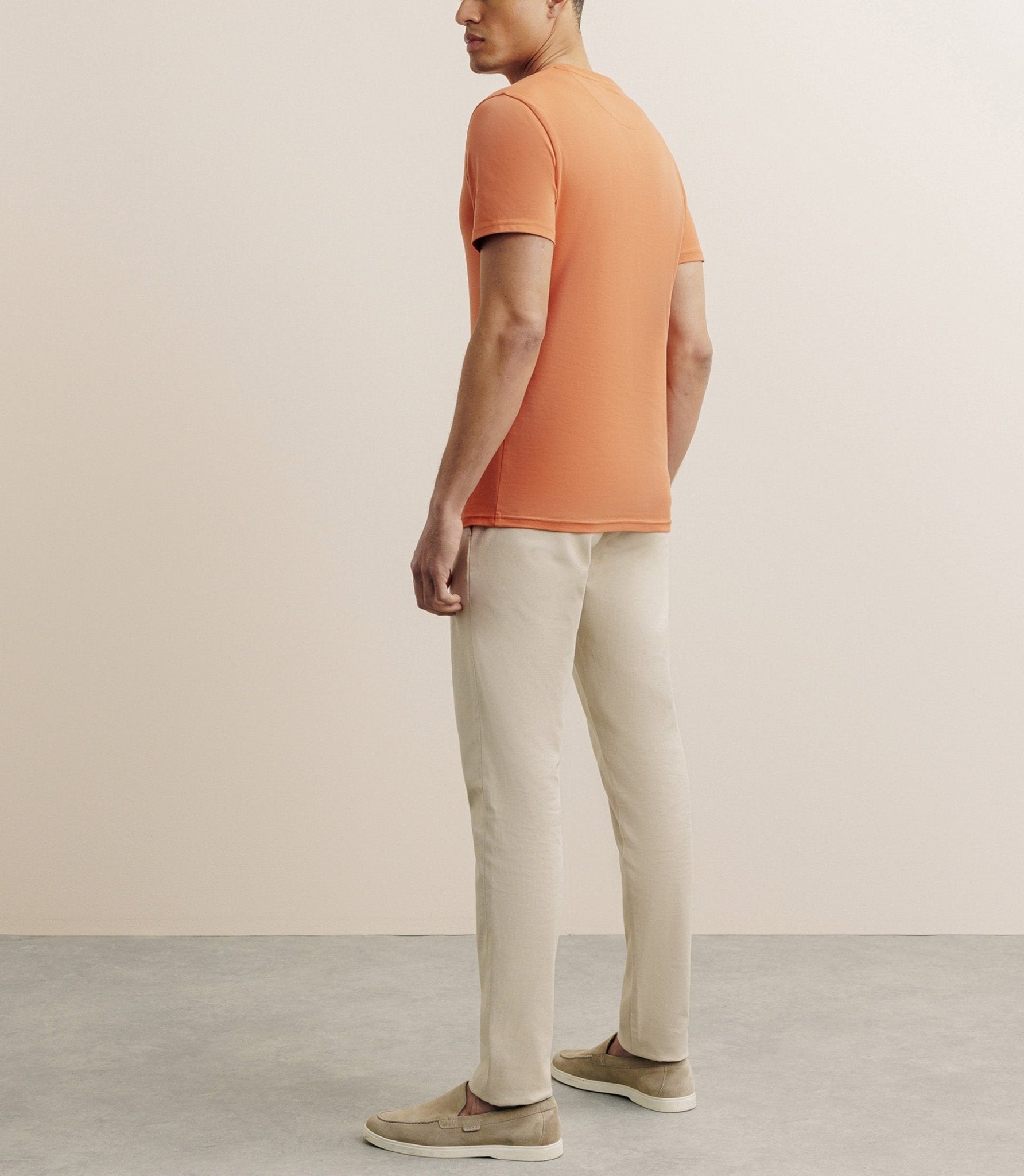 T-shirt manches courtes orange foncé - IZAC