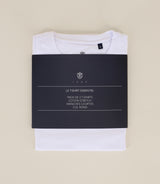 2-round white circle t-shirts