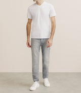 White V-neck t-shirt