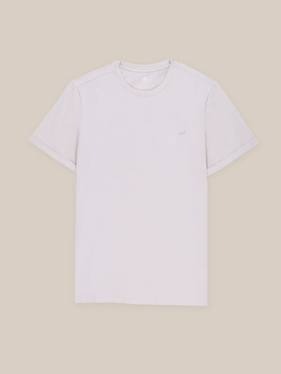 T-shirt col rond beige - IZAC