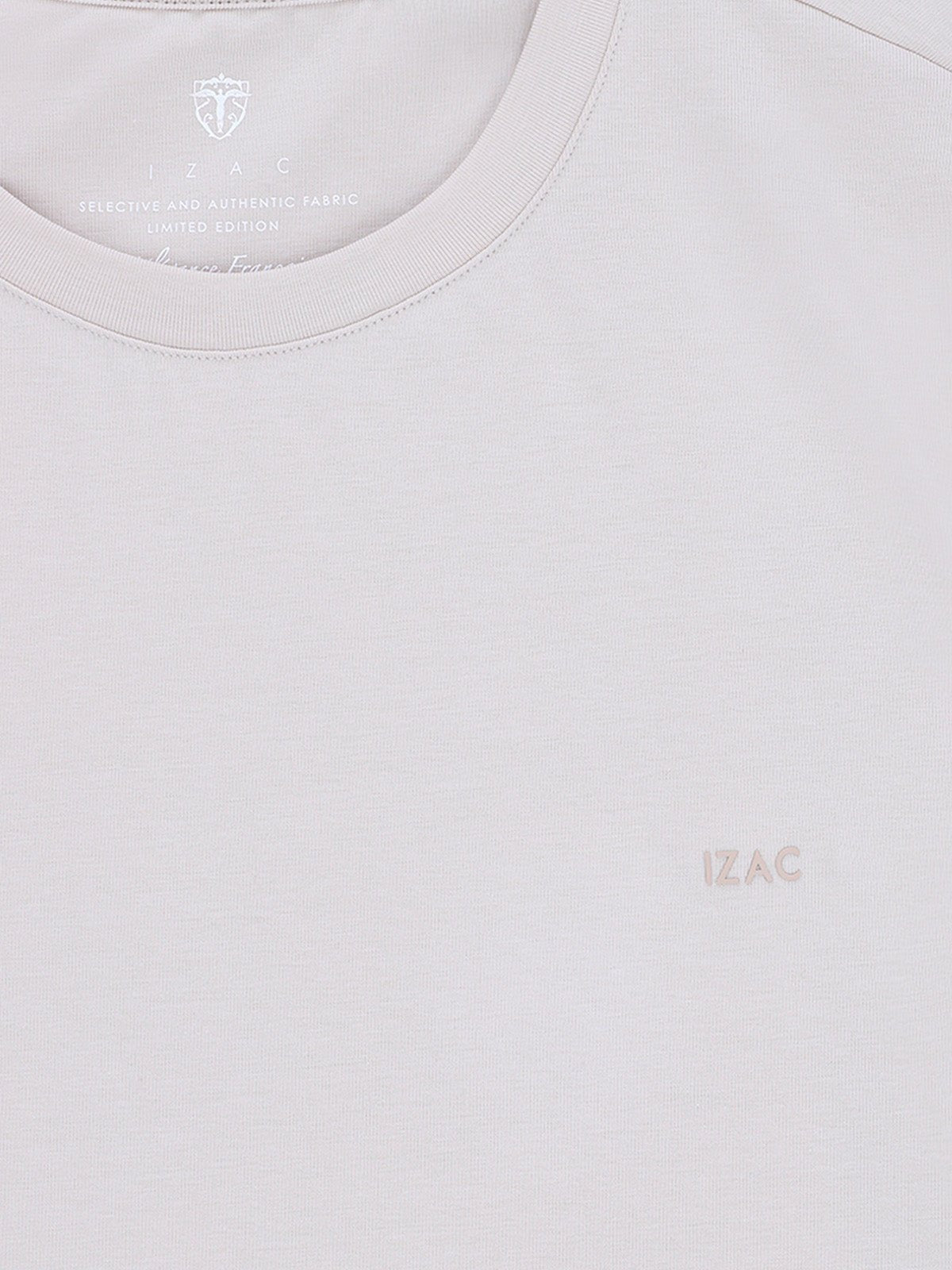 T-shirt col rond beige - IZAC