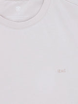 T-shirt col rond  beige