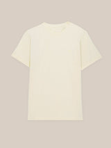 T-shirt col rond jaune pale - IZAC