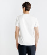 T-shirt manches courtes avec motifs blanc - IZAC