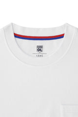 T-shirt col rond blanc - IZAC