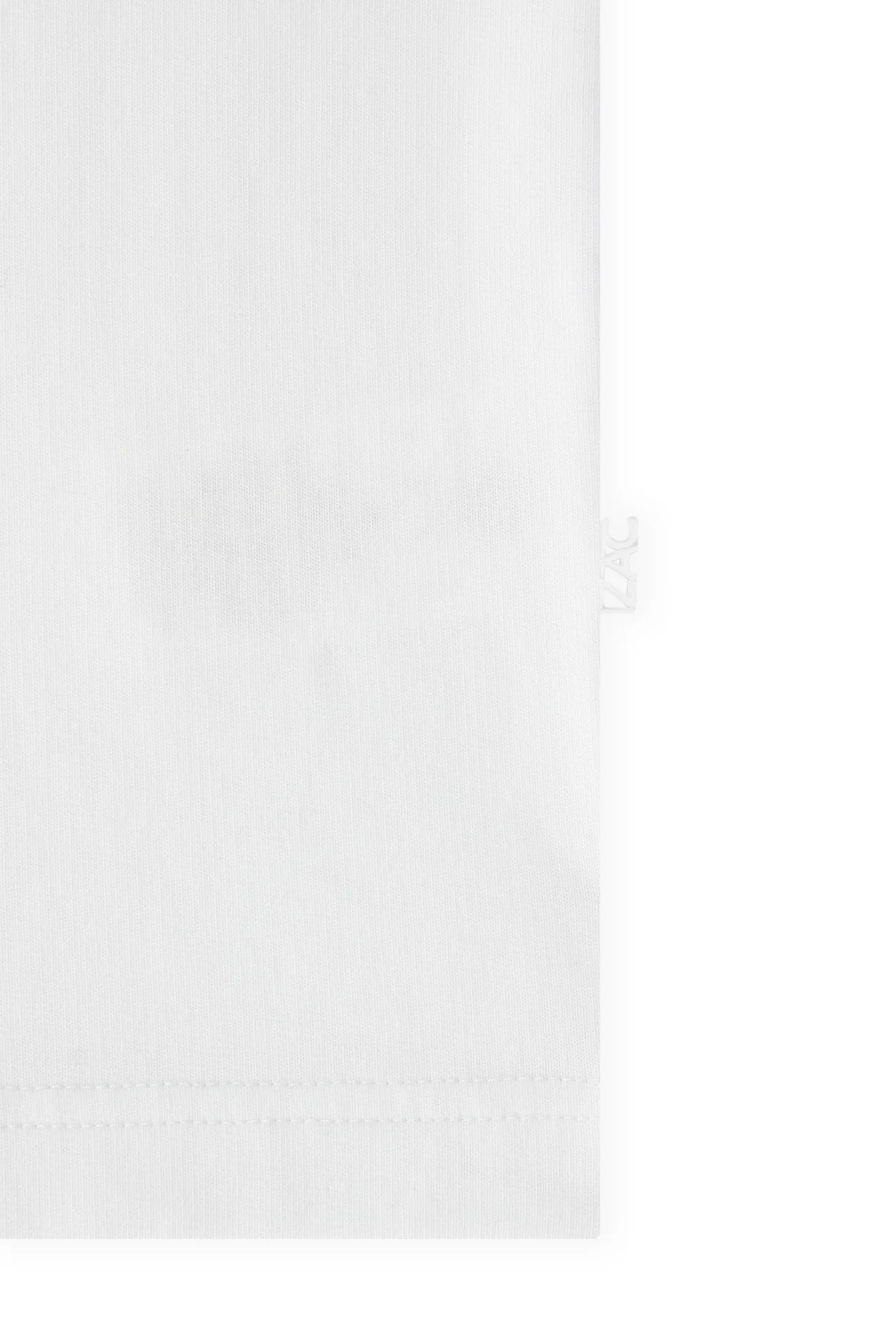 T-shirt col rond blanc - IZAC