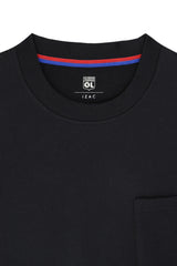 T-shirt col rond marine - IZAC