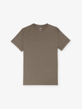 T-shirt col rond basique chatain - IZAC