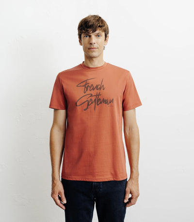 T-shirt imprimé rouge clair - IZAC