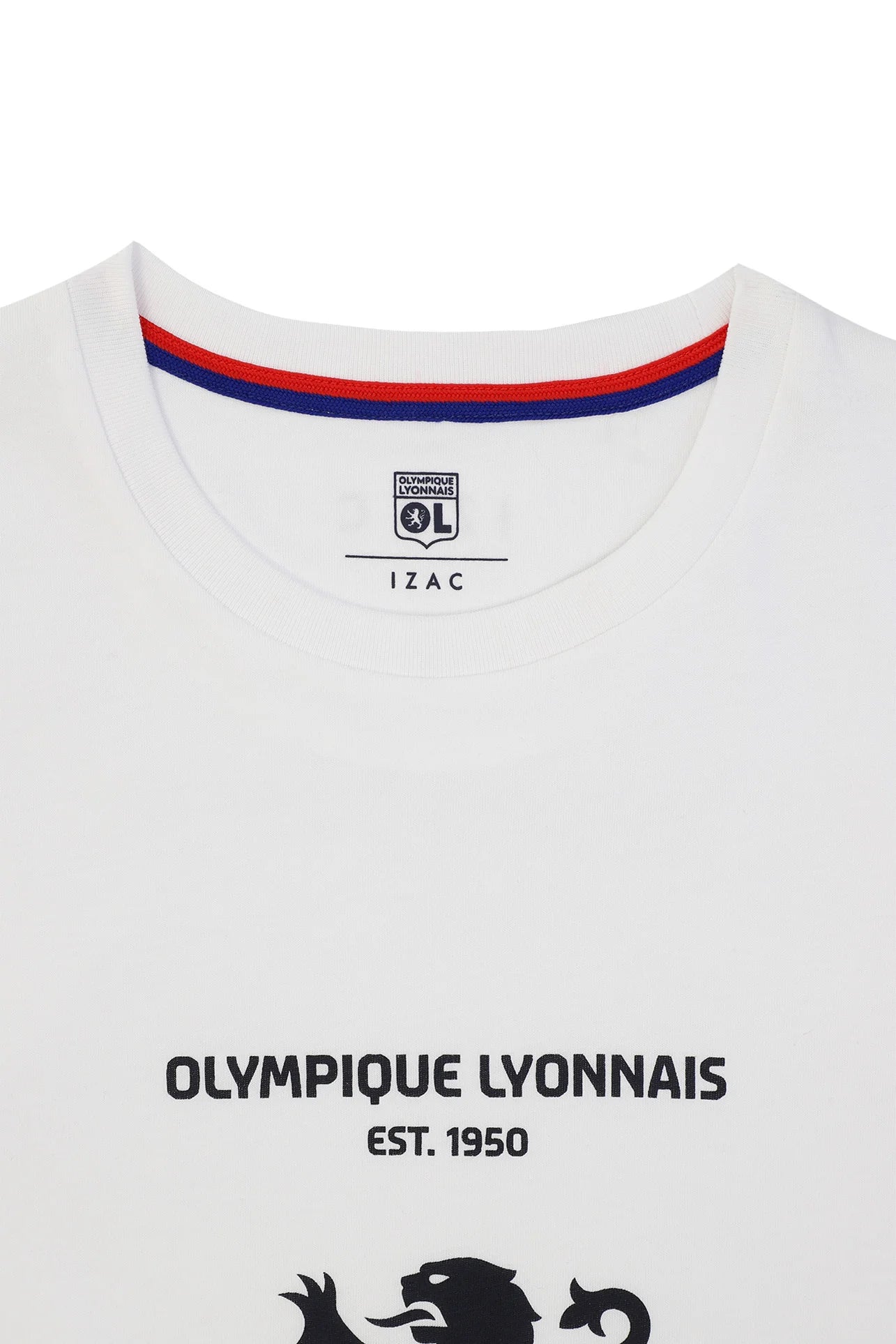 T-shirt print blanc - IZAC