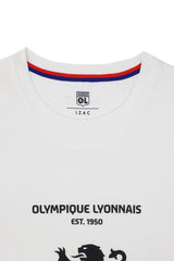 T-shirt print blanc - IZAC