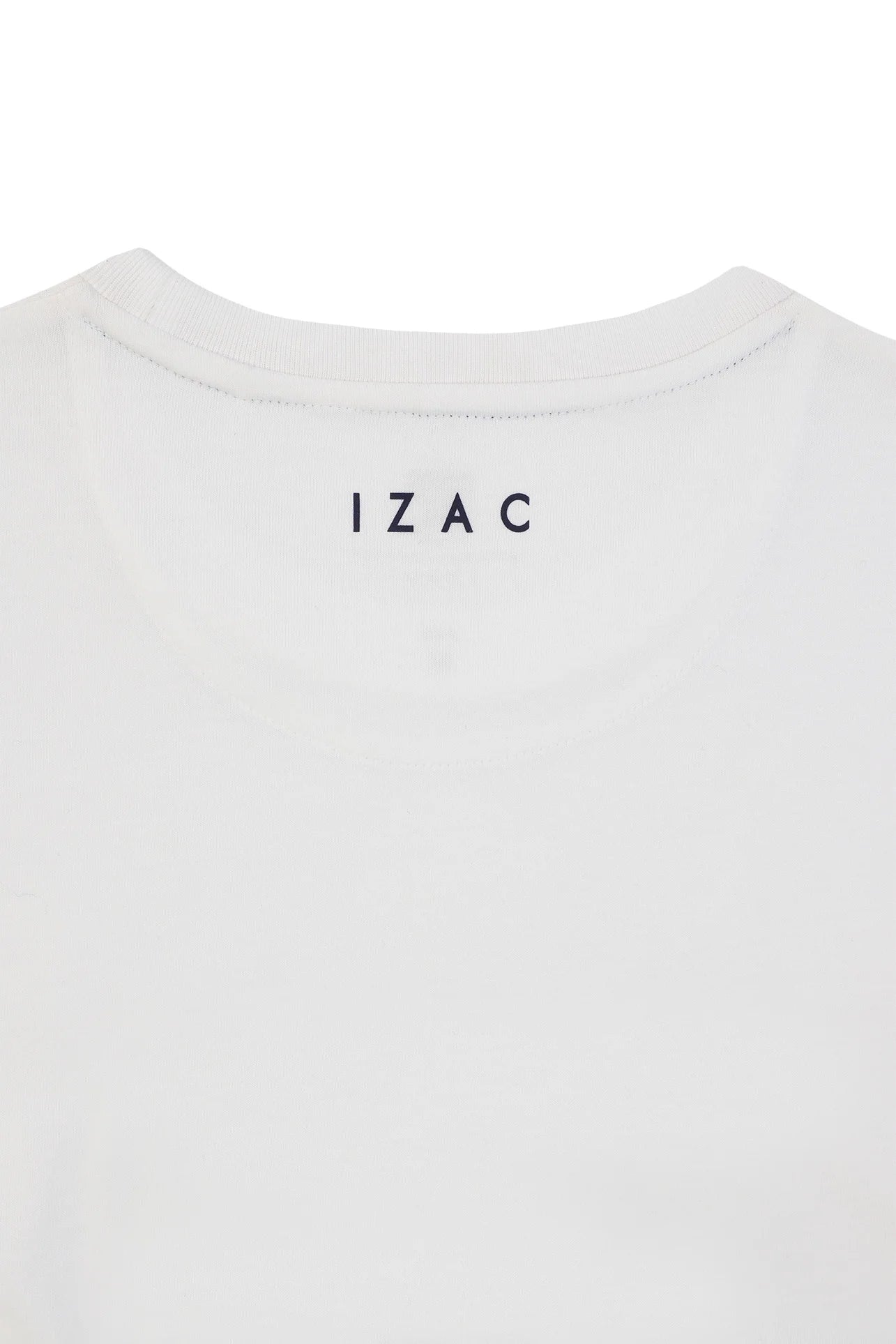 T-shirt print blanc - IZAC