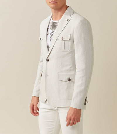 Veste casual écru "Edifice" - IZAC