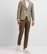 Khaki and beige jacket in chops in Couedières