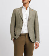 Khaki and beige jacket in chops in Couedières