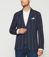 2-button casual jacket navy AMALFI