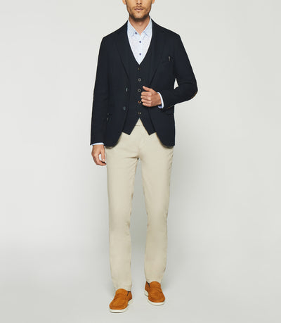 Veste casual 2 boutons marine - IZAC