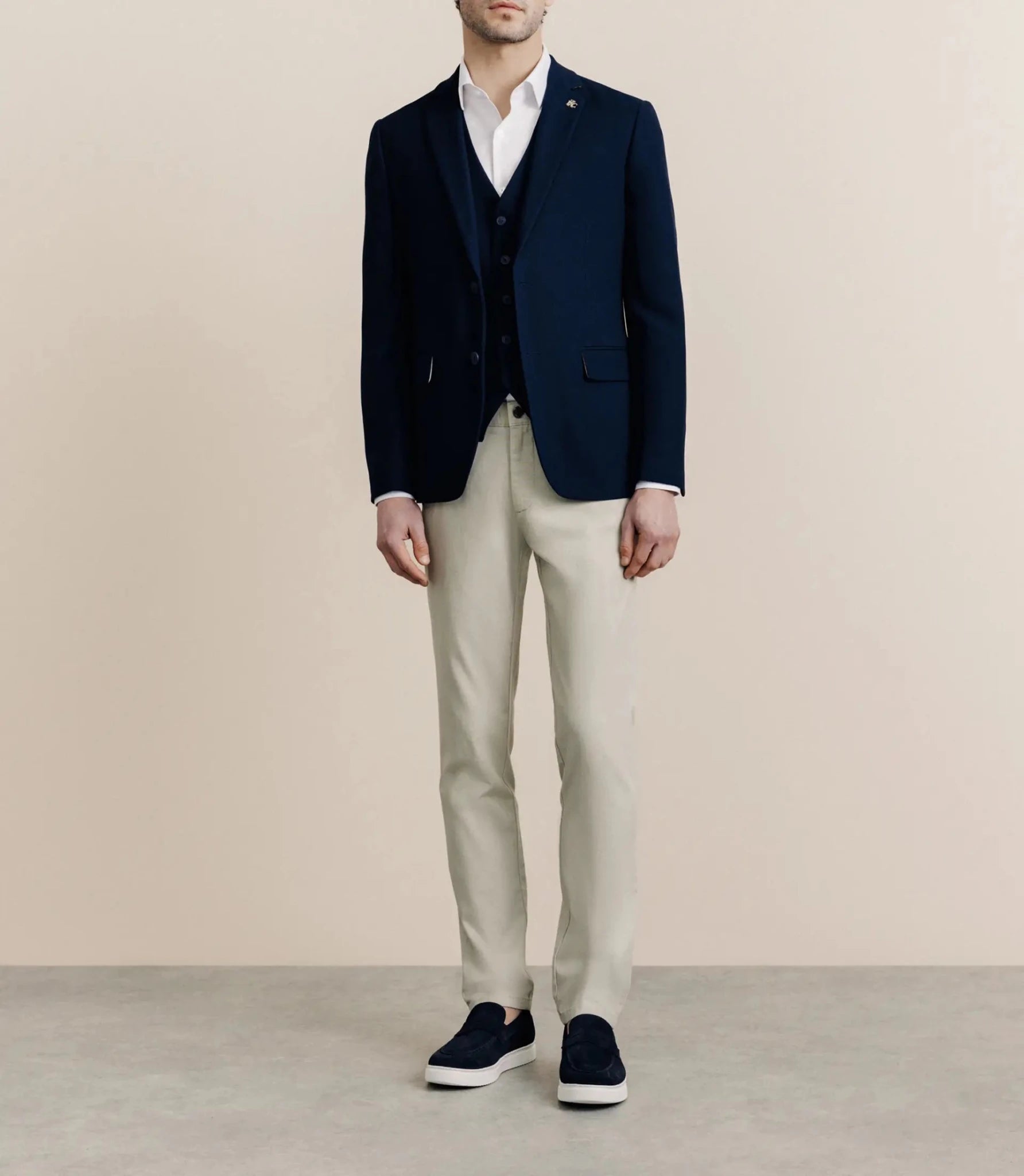 Veste casual armurée marine - IZAC