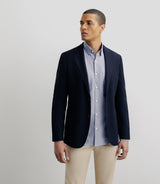 Veste en nid d'abeille marine - IZAC