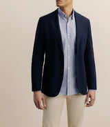Veste en nid d'abeille marine - IZAC
