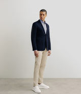 Veste en nid d'abeille marine - IZAC