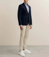 Veste en nid d'abeille marine - IZAC
