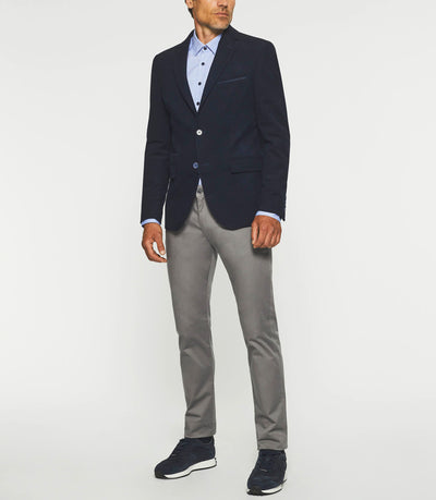 Veste en velours armuré marine DJANGO - IZAC